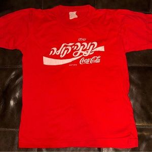 Coca-cola shirt in Hebrew